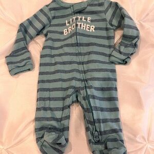 CARTERS Striped Blue Kids Sleeper size NB